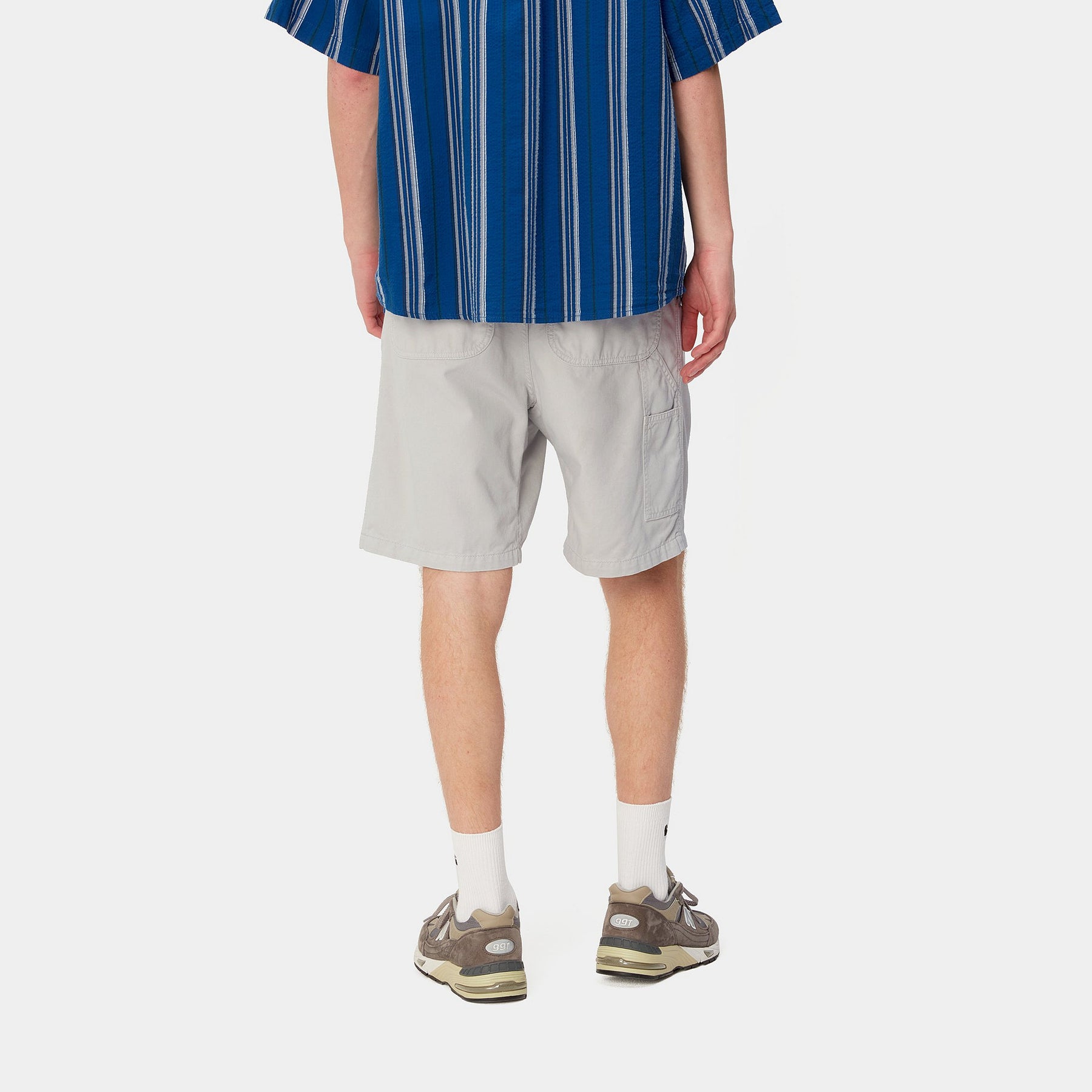 SHORT CARHARTT WIP FLINT SONIC SILVER
