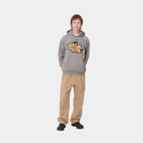 HOOD CARHARTT WIP JUTE MISTY GRAY