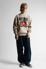 SWEATER WASTED CREST SAHARA