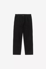 PANT CARHARTT WIP SINGLE KNEE CANVAS BLK
