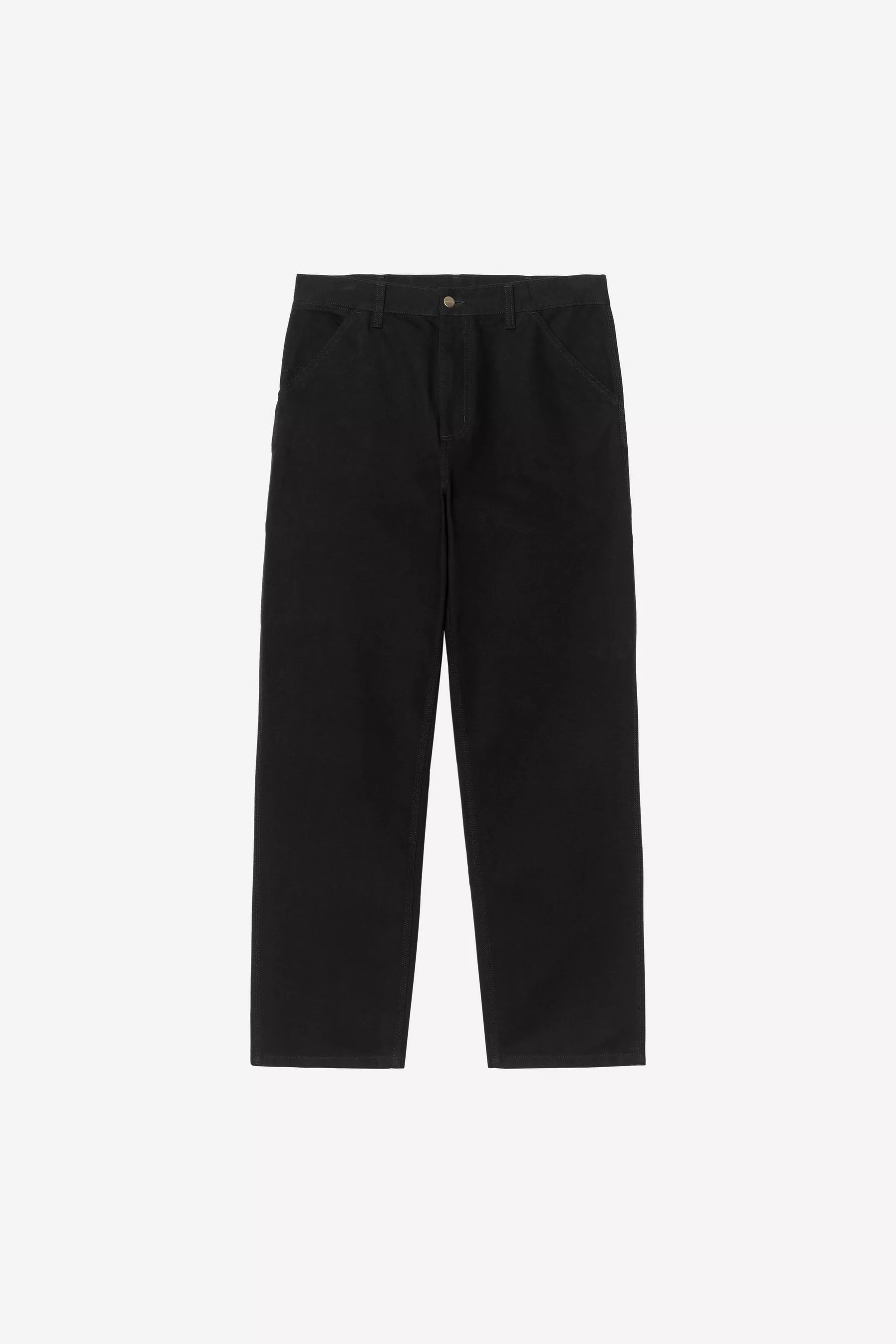 PANT CARHARTT WIP SINGLE KNEE CANVAS BLK