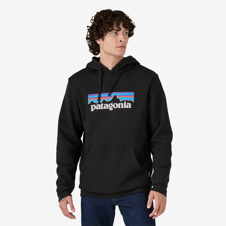 HOOD PATAGONIA P-6 LOGO UPRISAL BLK