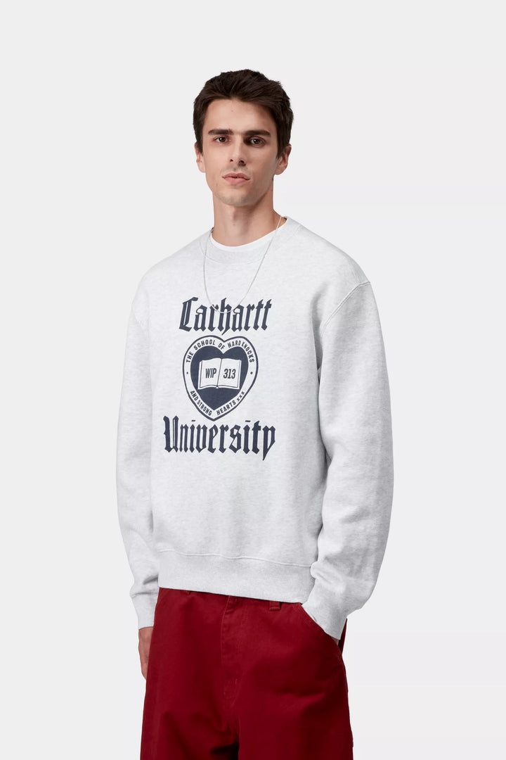CARHARTT WIP SCHOOLING ASH HEATHER