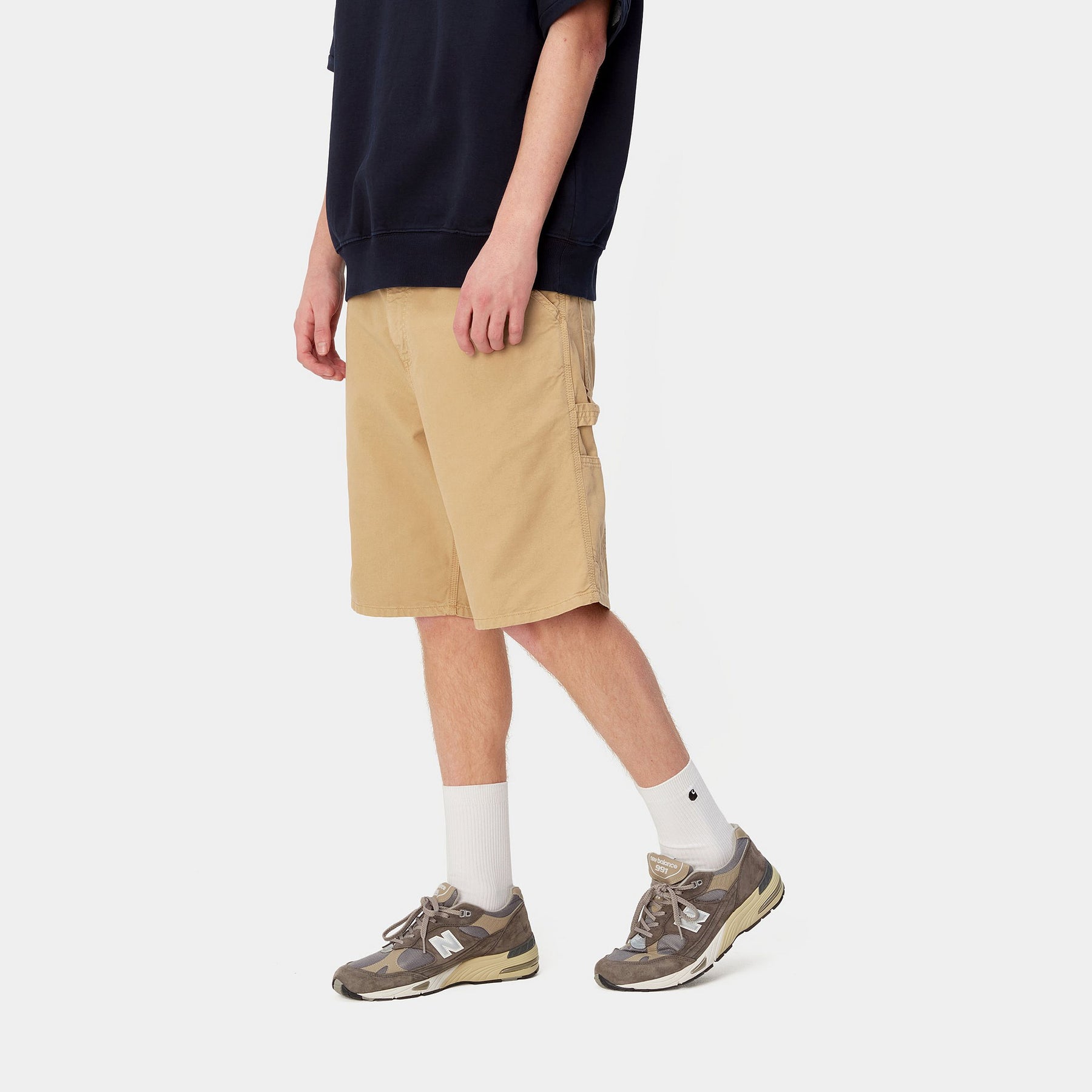 SHORT CARHARTT WIP SINGLE KNEE BOURBON