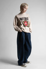 SWEATER WASTED CREST SAHARA