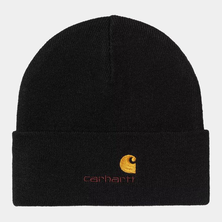 CARHARTT WIP AMERICAN SCRIPT BLACK HAT