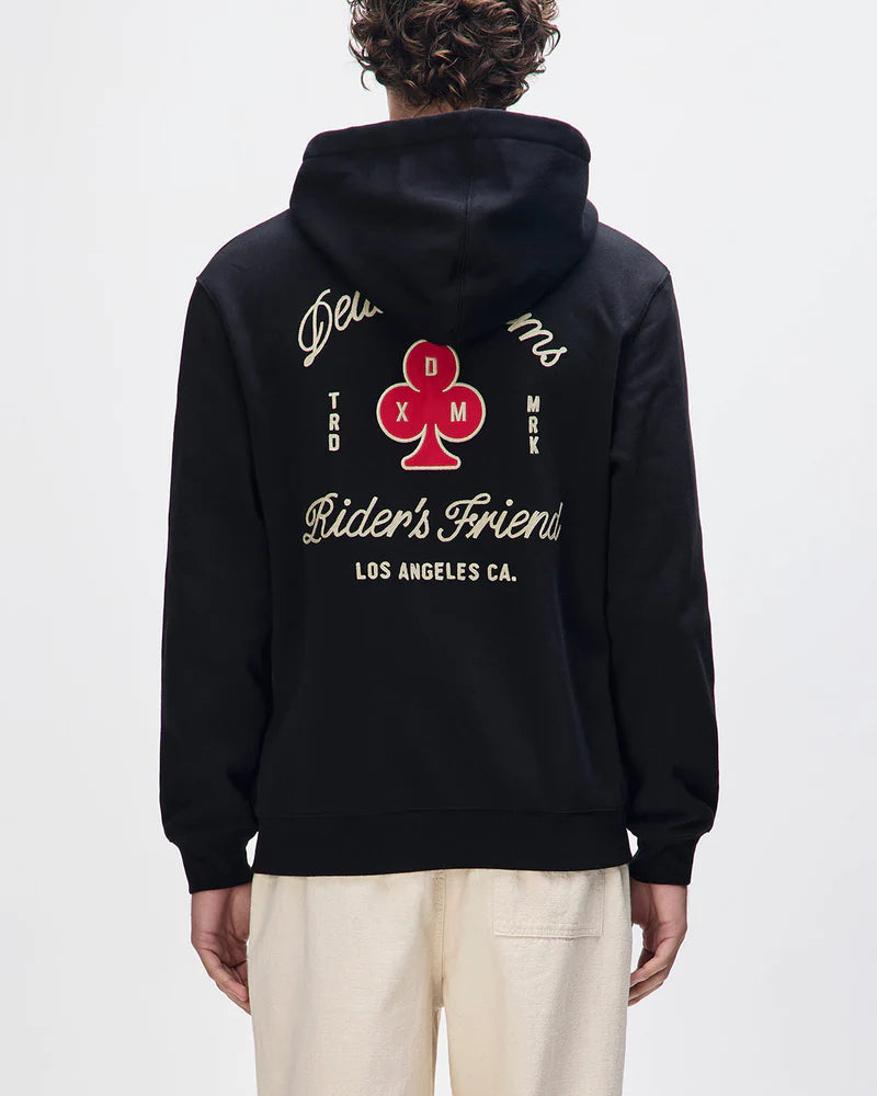 HOOD DEUS BASTO ZIP BLACK