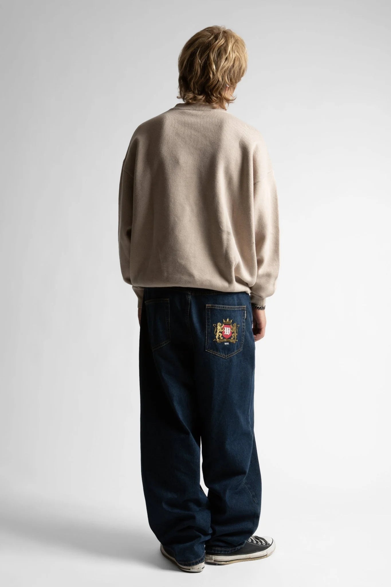 SWEATER WASTED CREST SAHARA