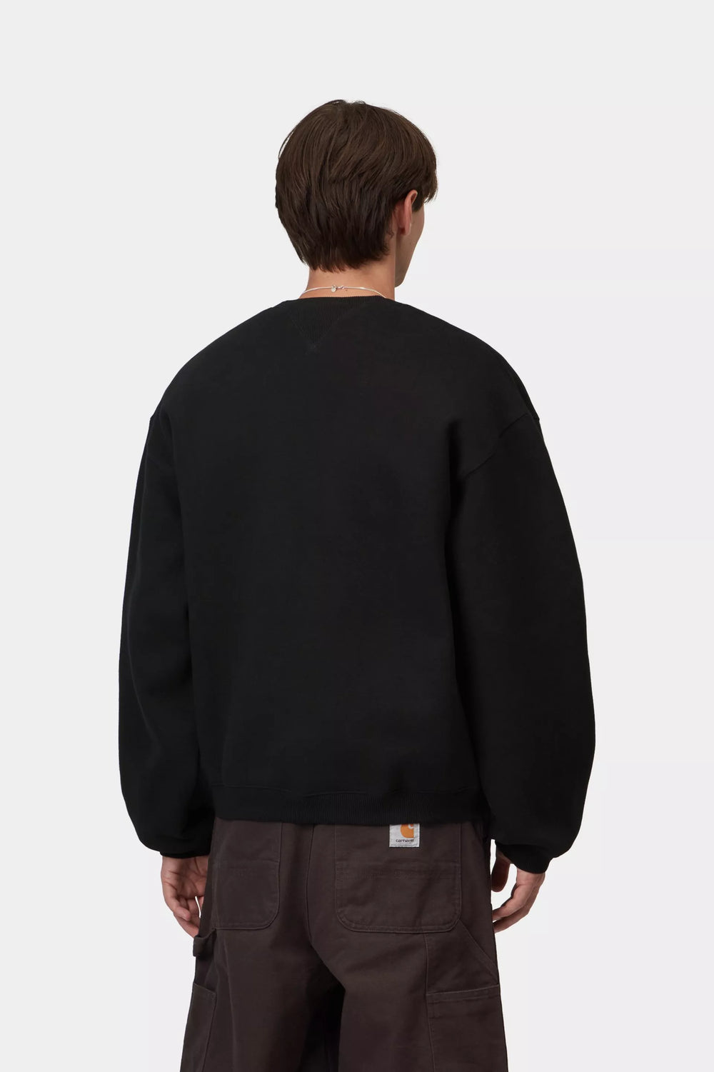 CREW CARHARTT WIP EBBERT BLACK/WHITE