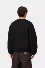 CREW CARHARTT WIP EBBERT BLACK/WHITE