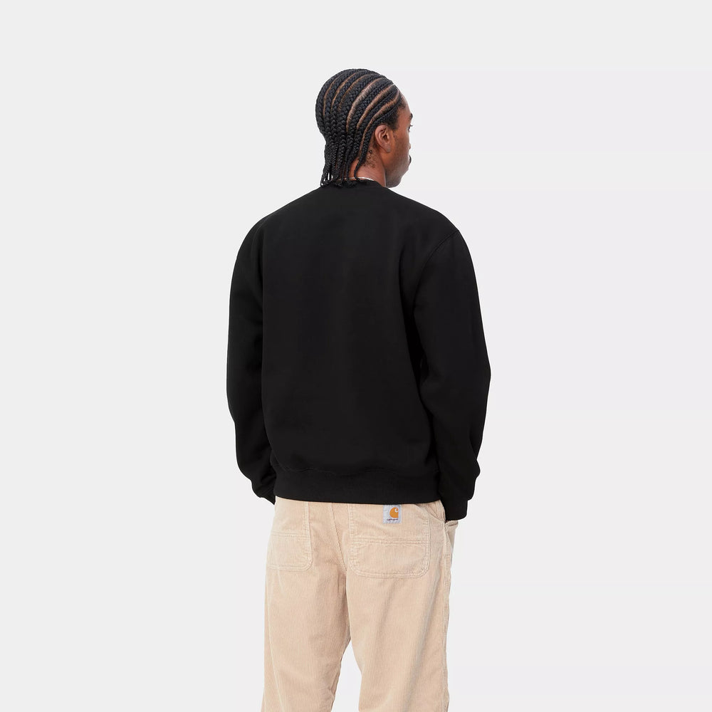 CREW CARHARTT WIP SWEAT BLACK/BLACK