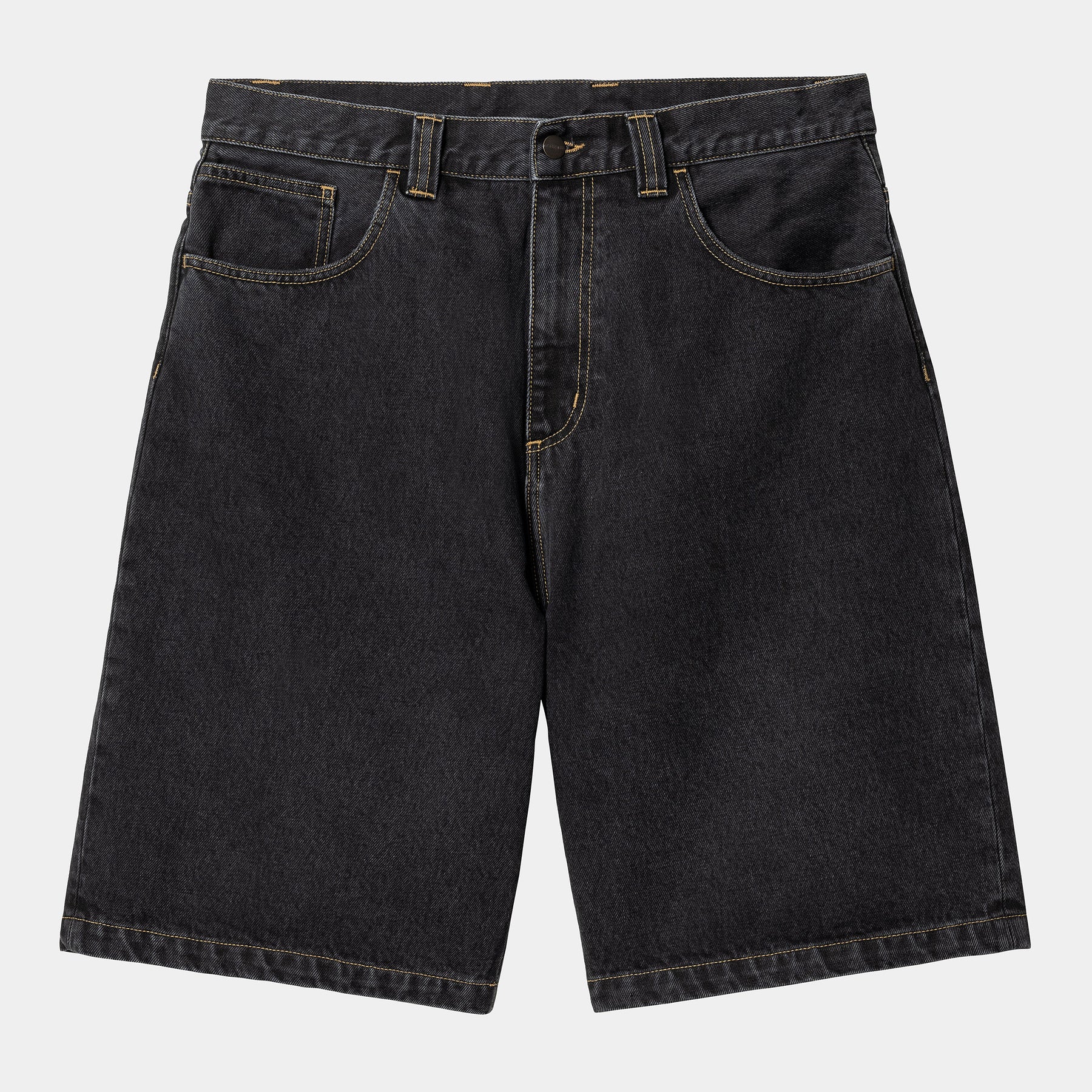 SHORT CARHARTT WIP BRANDON BLACK STN