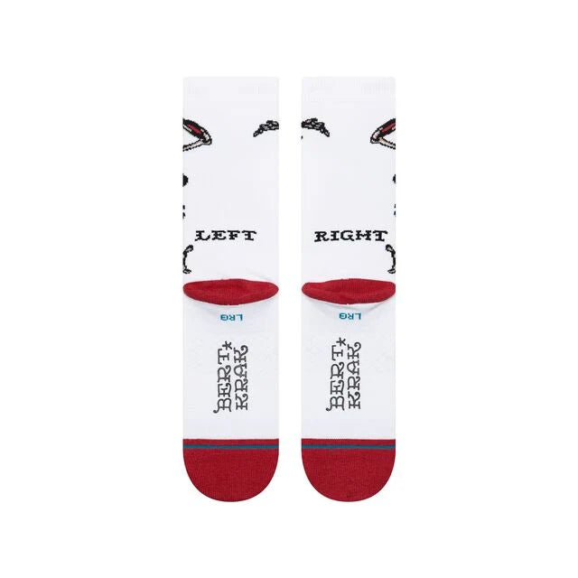 CALCETINES STANCE SKELETON WHITE