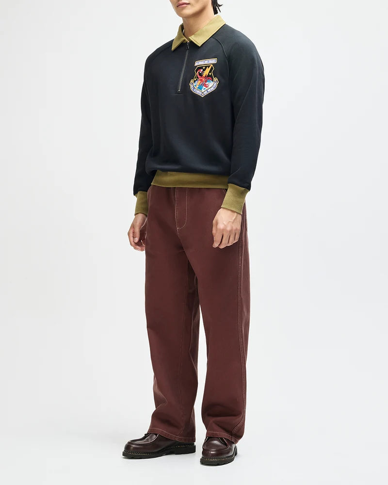HALF ZIP DEUS ALL OTHERS BLACK