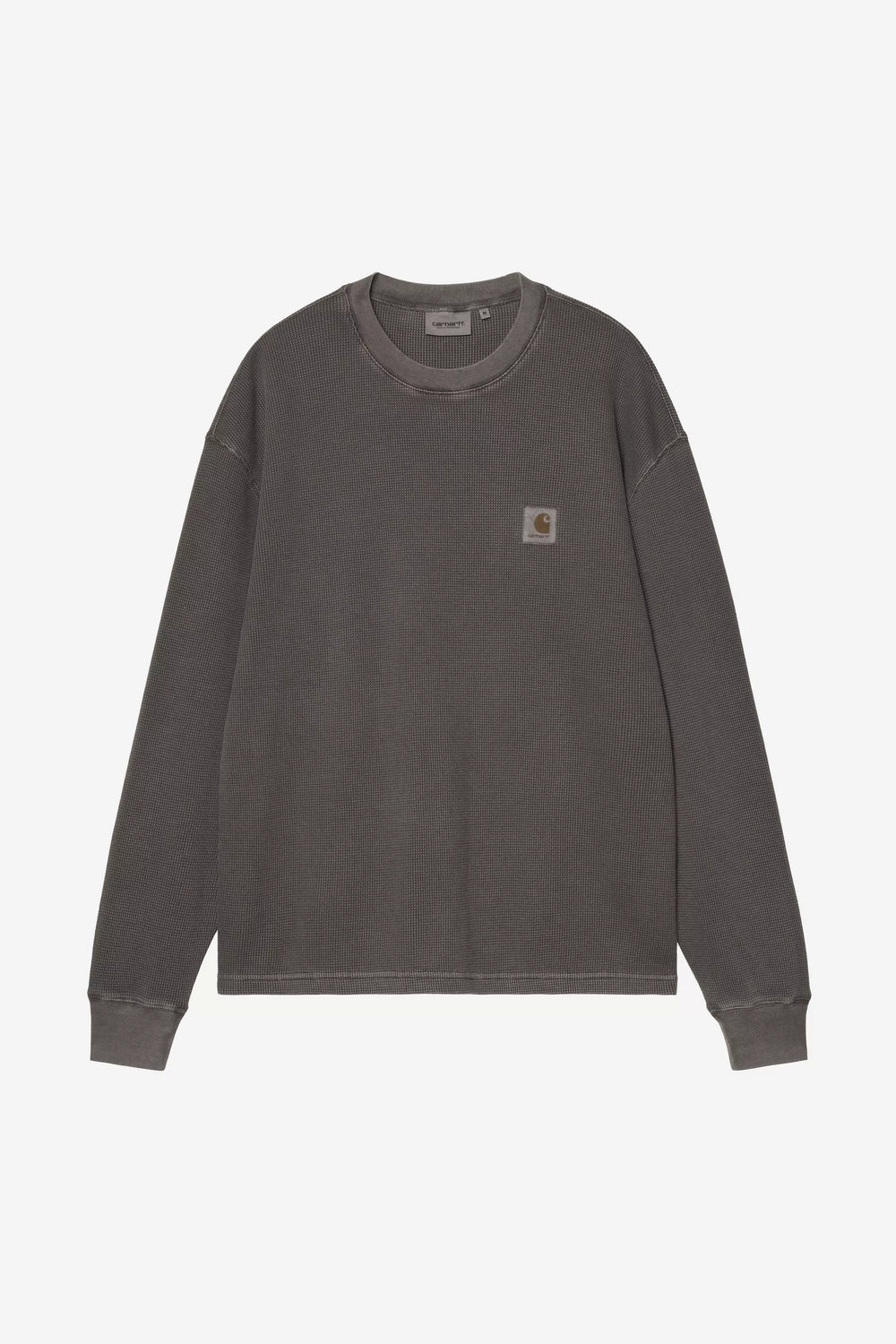 CTA CARHARTT WIP L/S VISTA WAFFLE BLACK