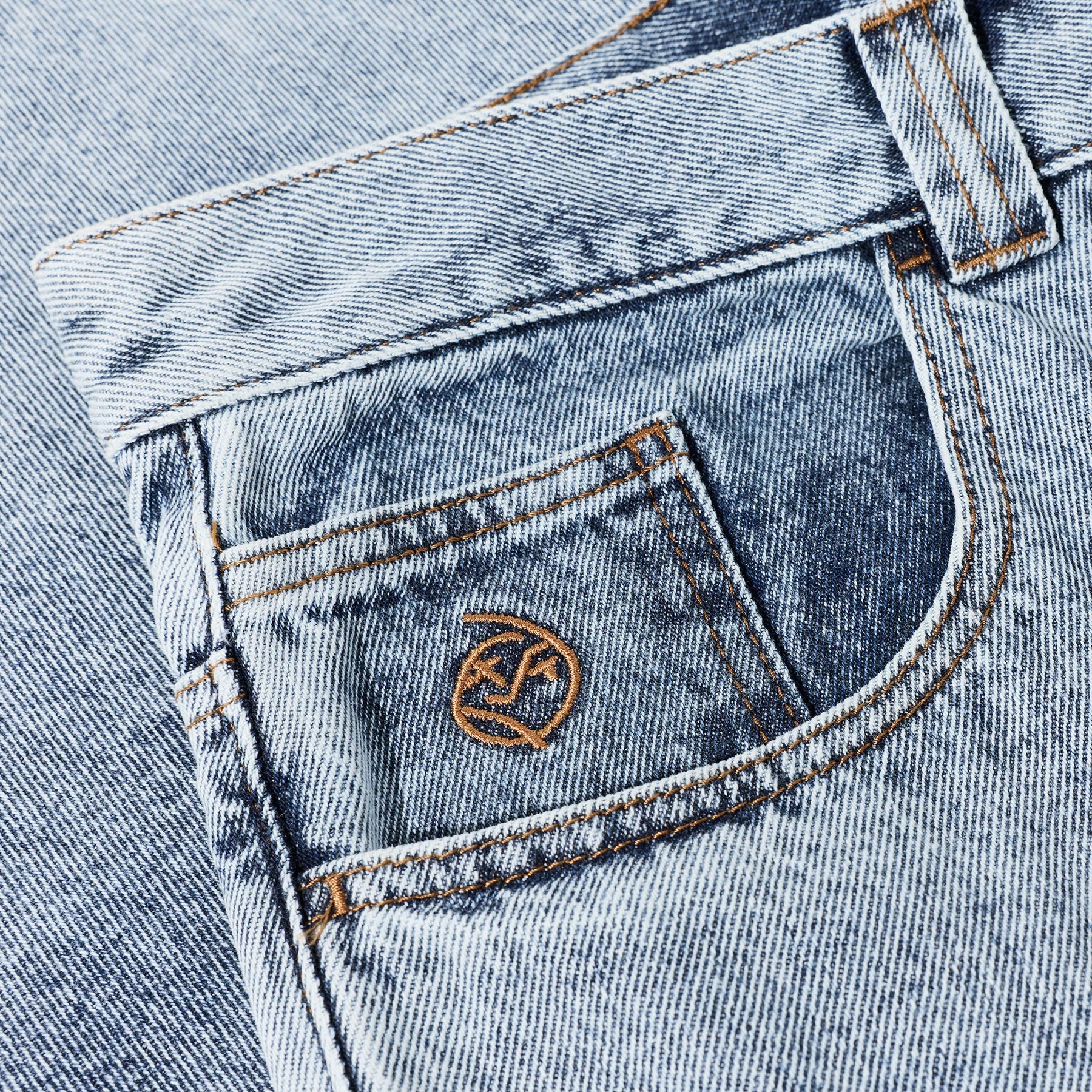 POLAR BIG BOY HEAVY WASHED BLUE