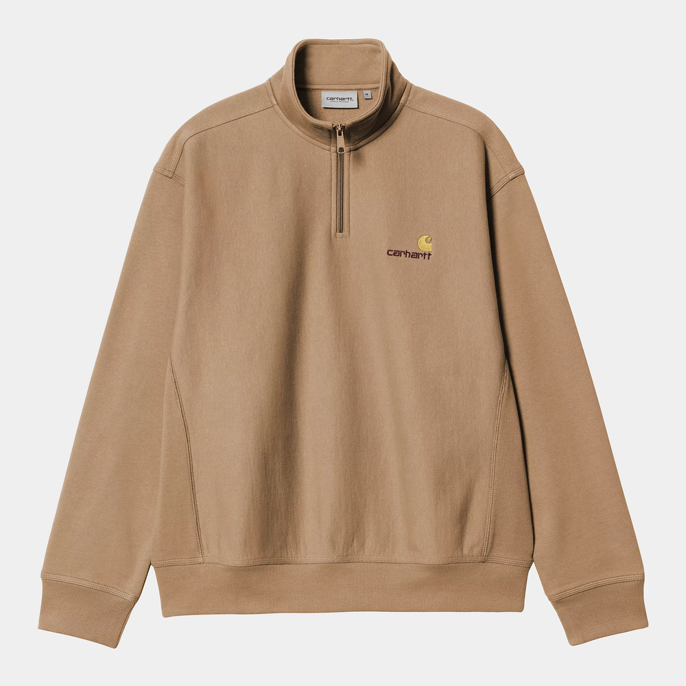 HALF ZIP CARHARTT WIP AMERICAN PEANUT