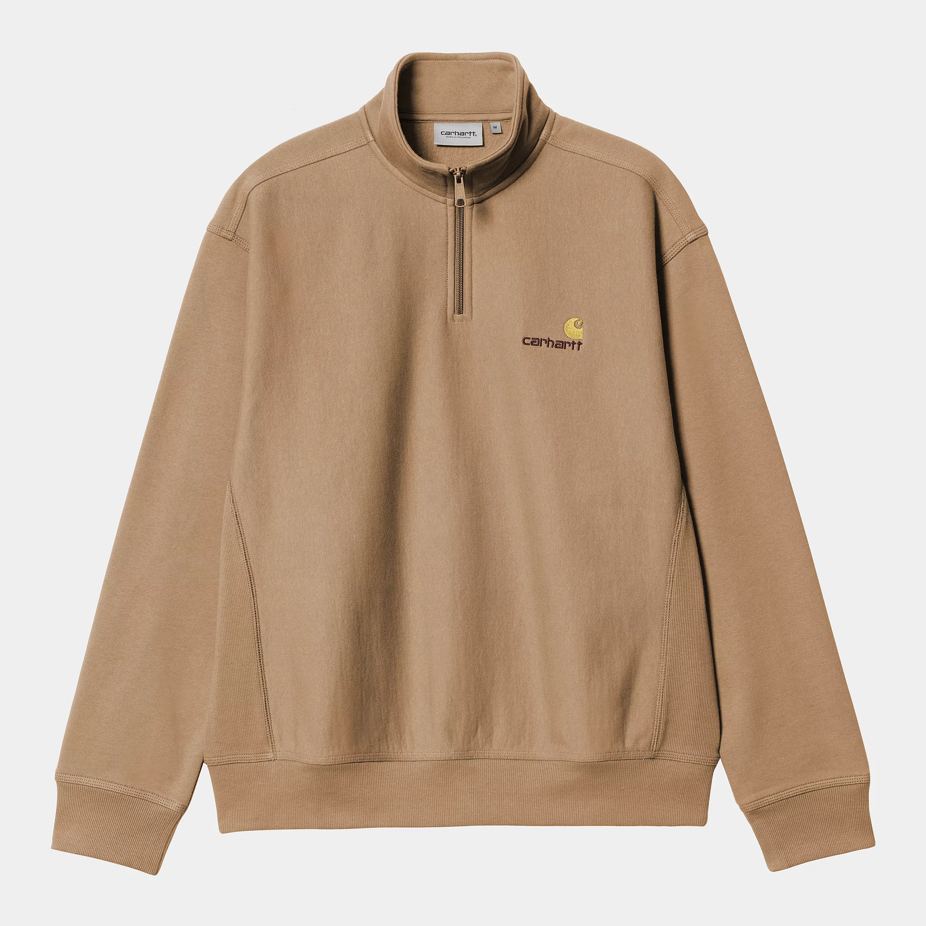 HALF ZIP CARHARTT WIP AMERICAN PEANUT