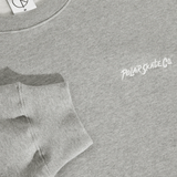CREW POLAR DAVE SURF LOGO HEATHER GREY