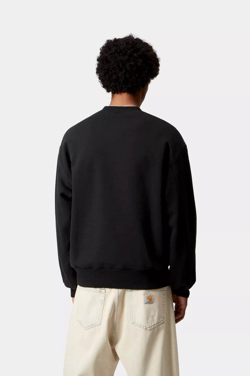 CREW CARHARTT WIP DETROIT BLACK STONE