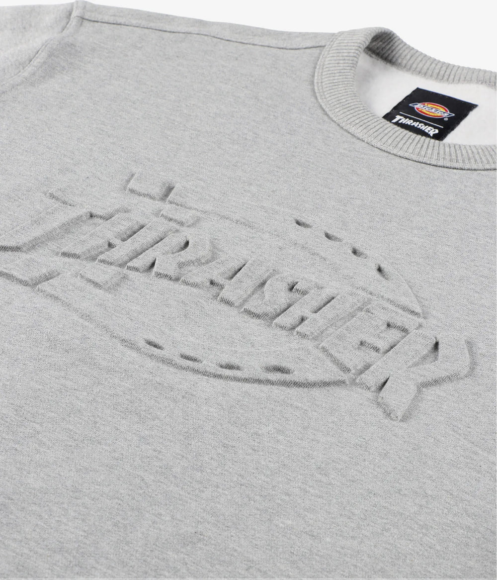 CREW DICKIES X THRASHER GREY MELANGE