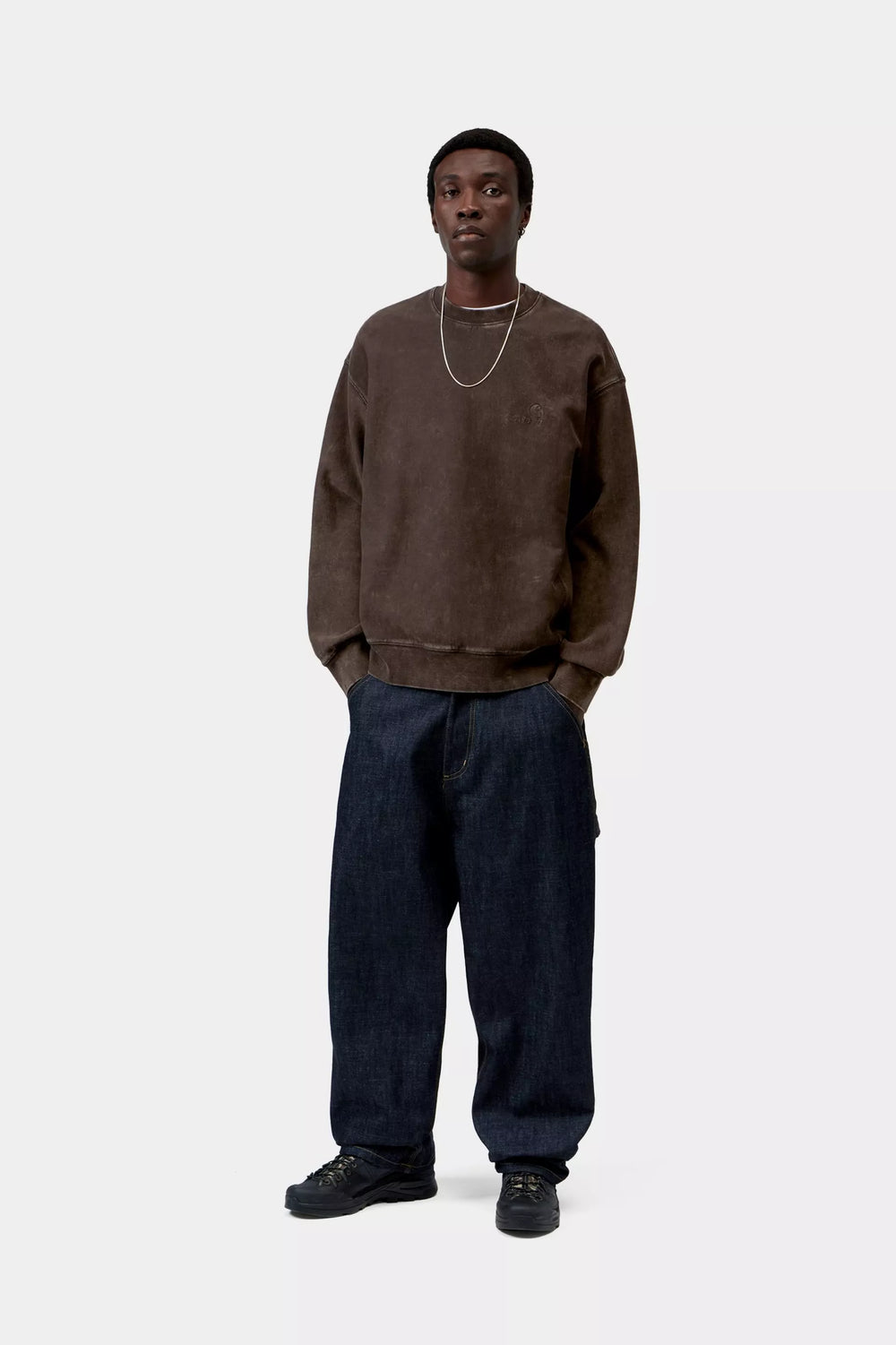 CREW CARHARTT WIP LAMBERT TOBACCO MOON