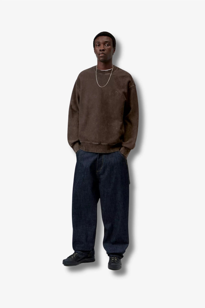 CREW CARHARTT WIP LAMBERT TOBACCO MOON