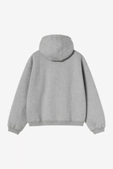 HOOD ZIP CARHARTT WIP EBBERT GREY HEATHE
