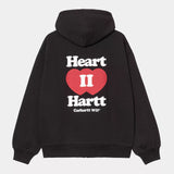 HOOD CARHARTT WIP HEART II HARTT BLACK
