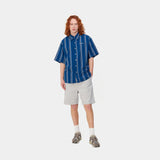 SHORT CARHARTT WIP FLINT SONIC SILVER