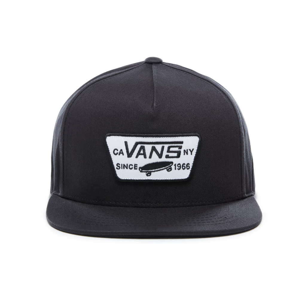 VANS FULL PATCH SNAP BLACK CAP