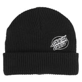 SANTA OVAL DOT BLACK HAT