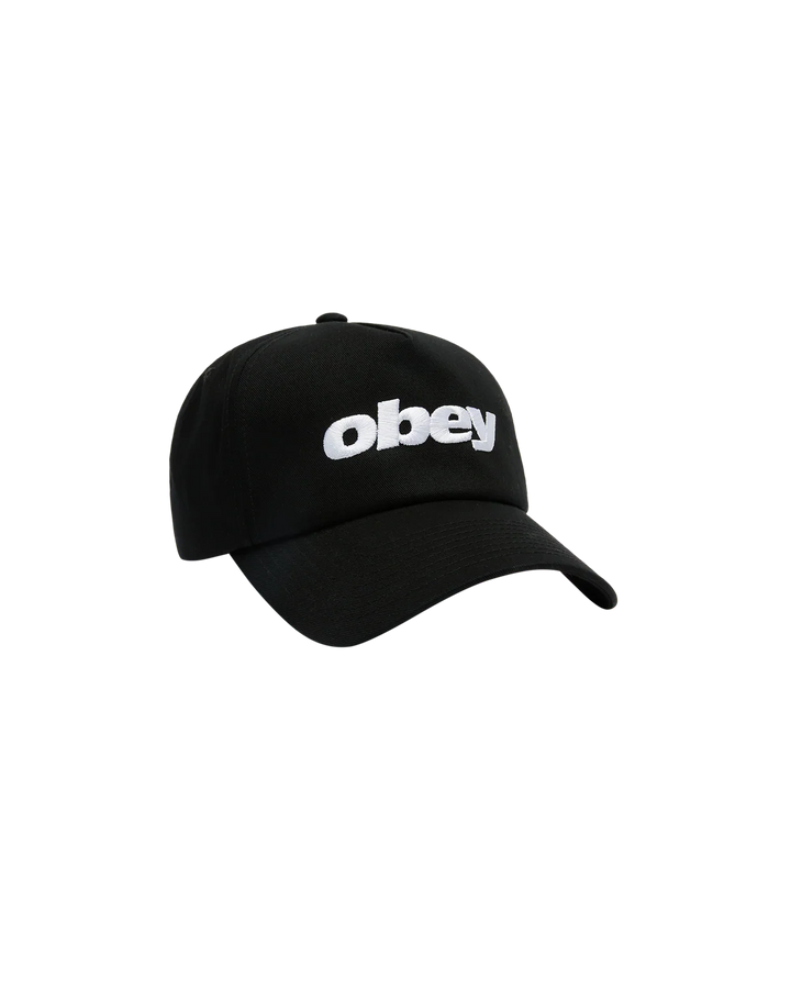 GORRA OBEY DELTA 5 PANEL BLACK