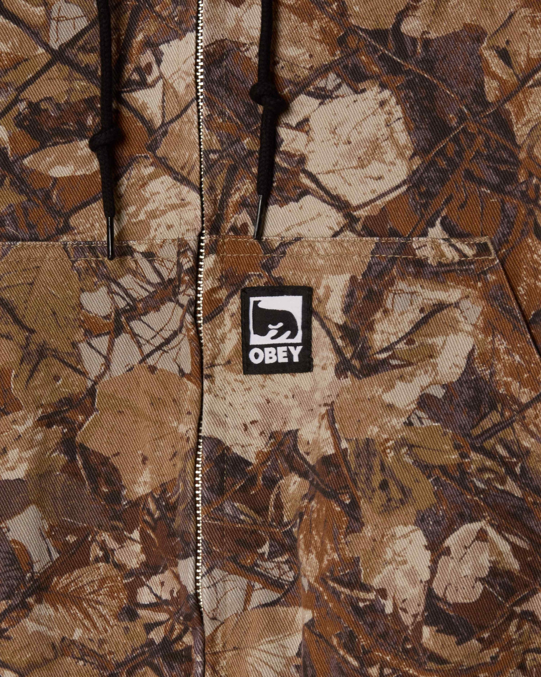 CHT OBEY GLEN ZIP UP FENCE CAMO