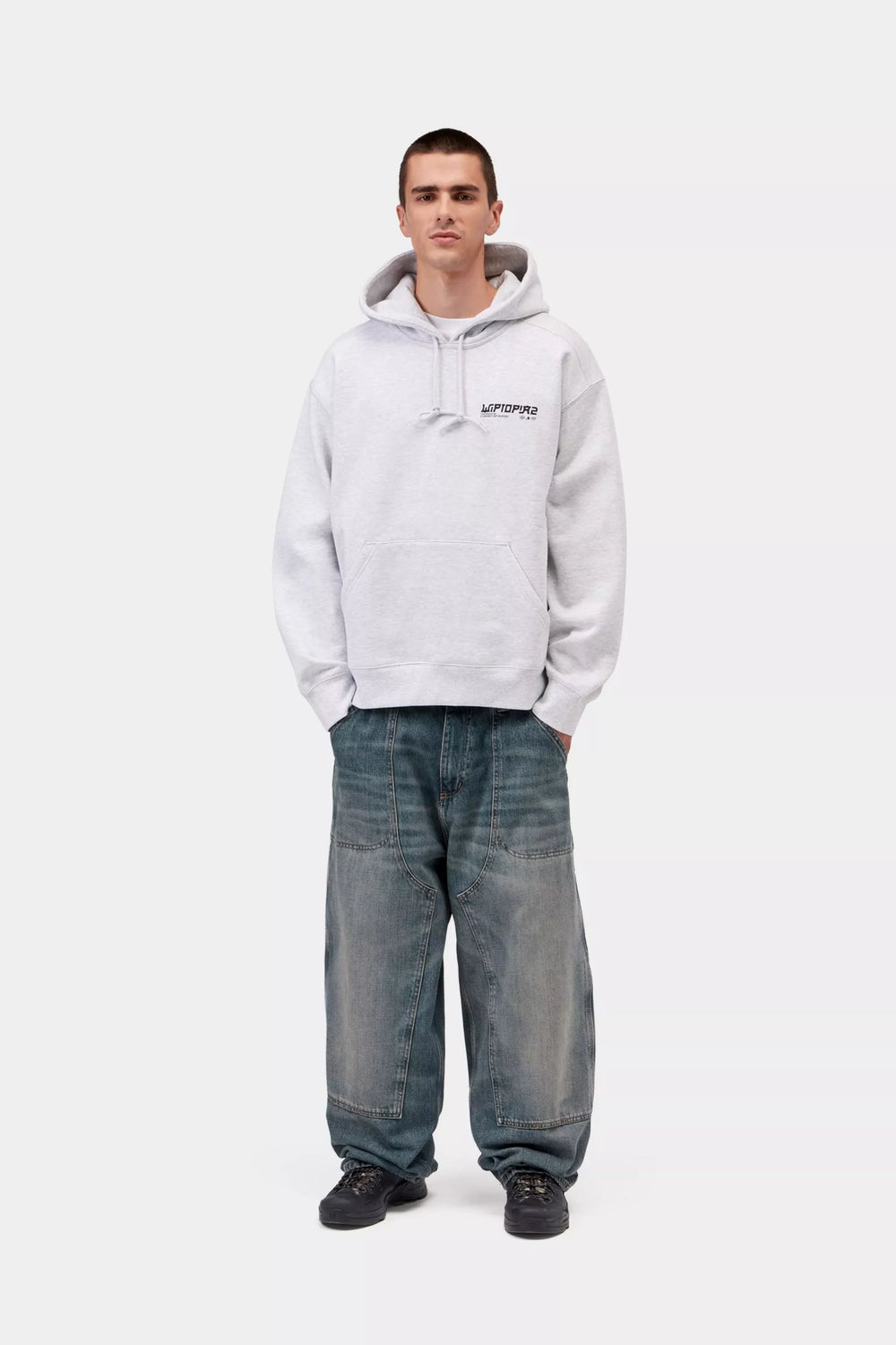 PANT CARHARTT WIP OAKLAND BLUE WORN USED