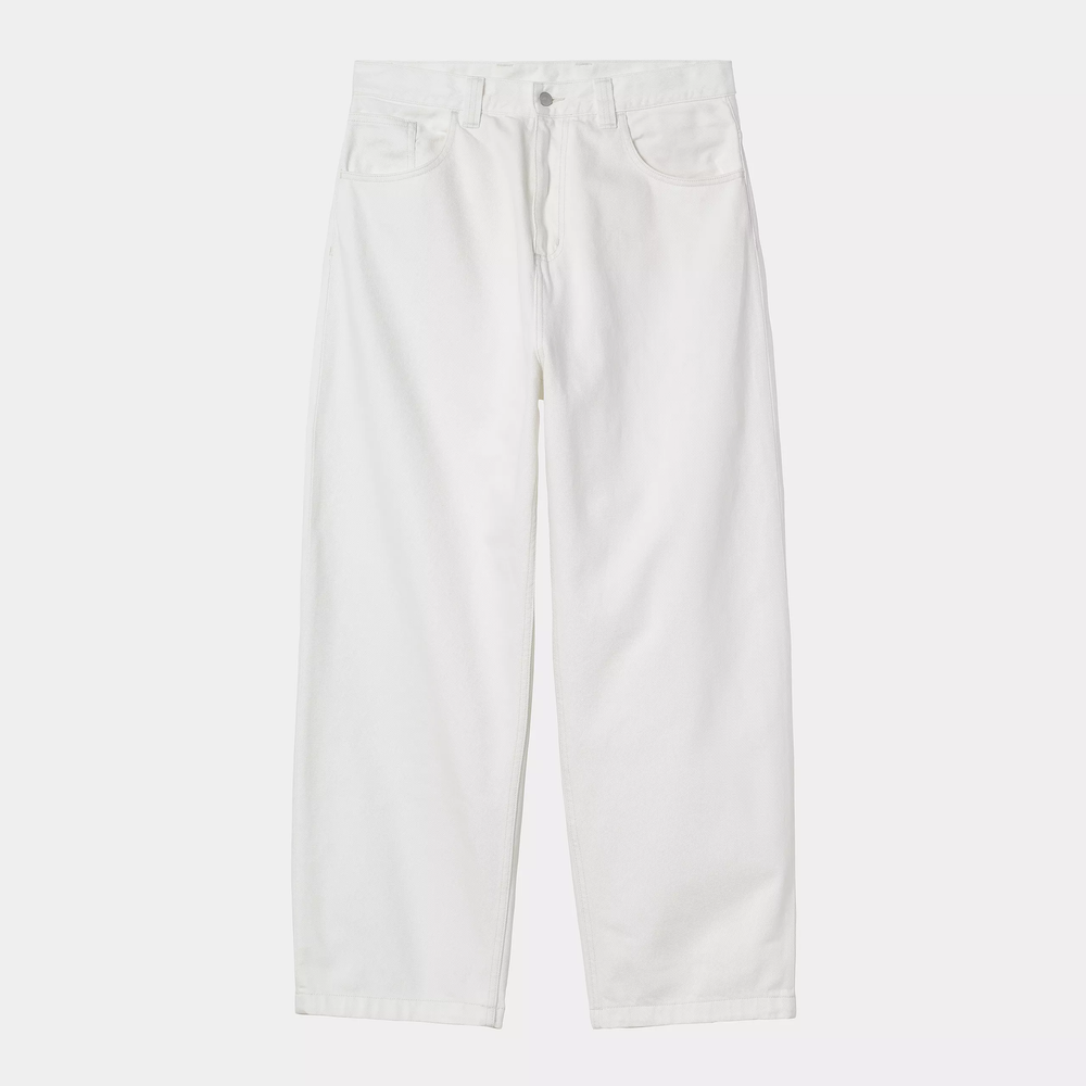 PANT CARHARTT WIP BRANDON WHITE RINSED