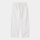 PANT CARHARTT WIP BRANDON WHITE RINSED