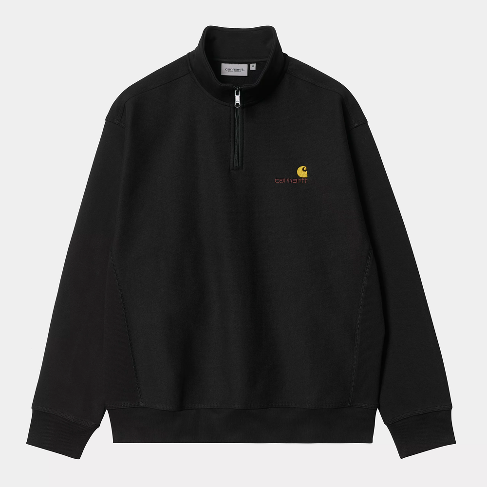 HALF ZIP CARHARTT WIP AMERICAN BLACK