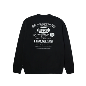 CREW HUF AS SEEN BLACK