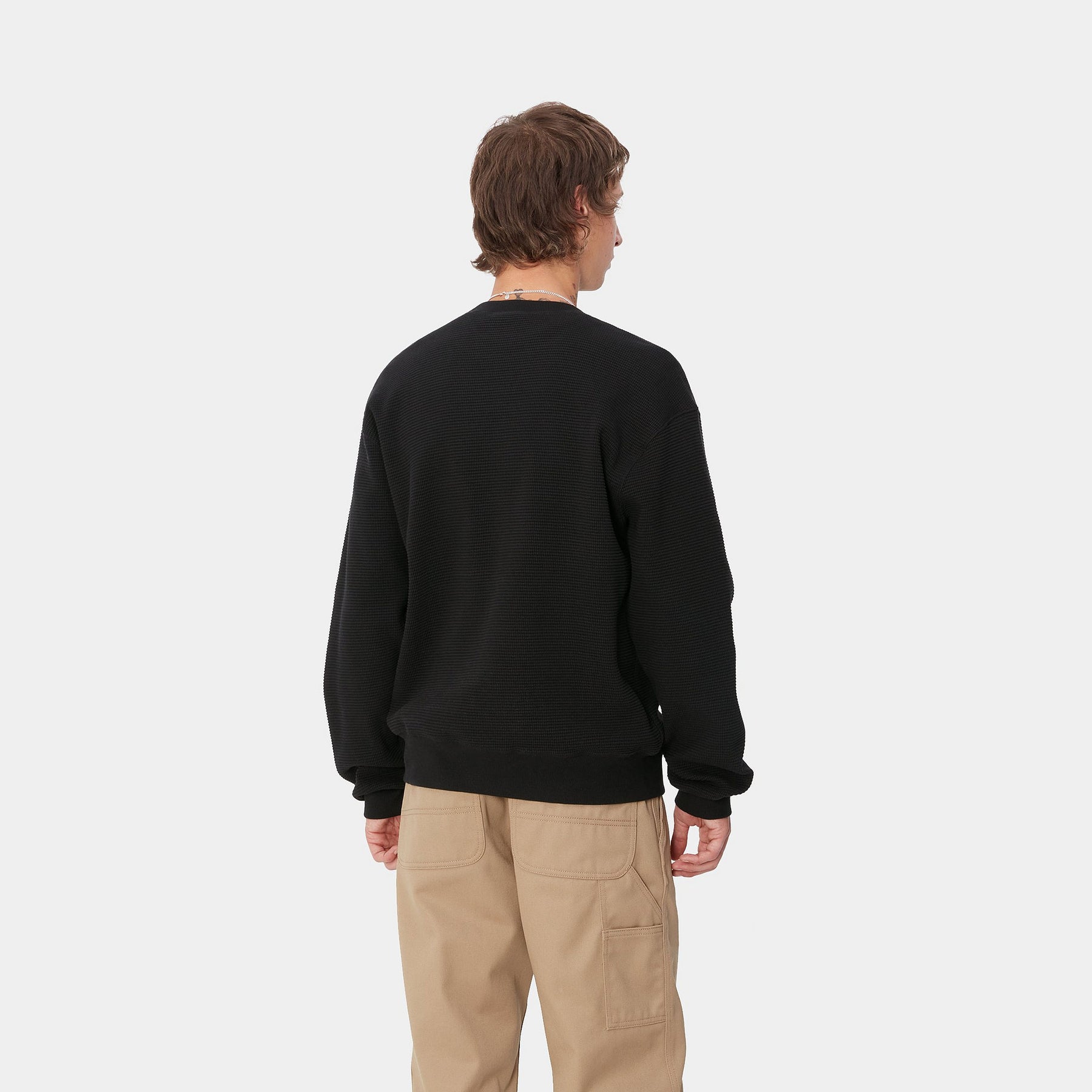 CREW CARHARTT WIP MAIN BLACK