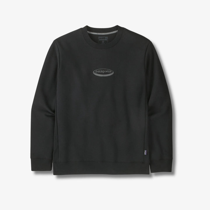 CREW PATAGONIA 95 OVAL LOGO BLK