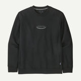 CREW PATAGONIA 95 OVAL LOGO BLK