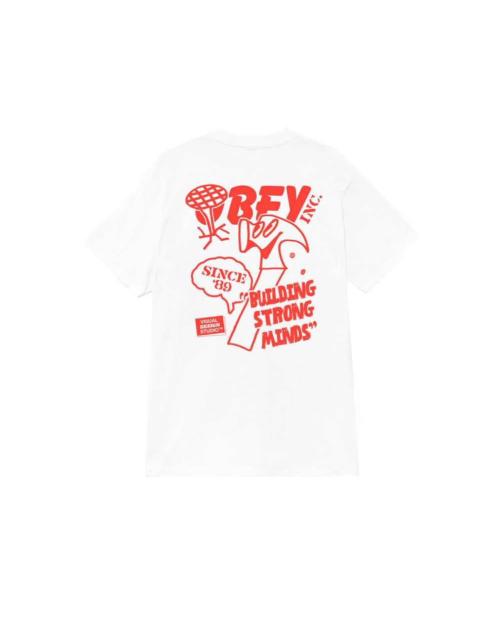 CTA OBEY BUILDING STRONG MINDS WHITE