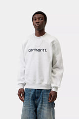 CREW CARHARTT WIP SWEAT ASH/GRAPHITE