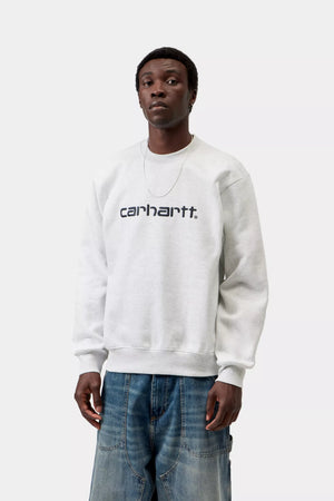CREW CARHARTT WIP SWEAT ASH/GRAPHITE