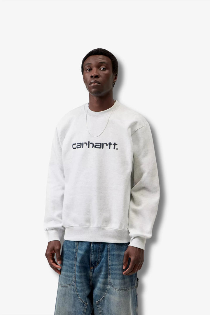 CREW CARHARTT WIP SWEAT ASH/GRAPHITE