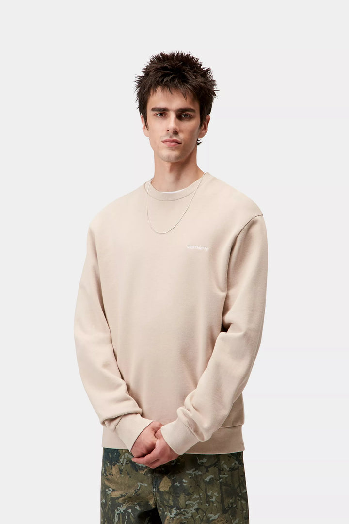 CREW CARHARTT WIP SCRIPT EMB FLEUR DE S