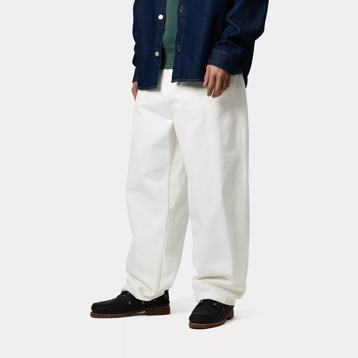 PANT CARHARTT WIP BRANDON WHITE RINSED