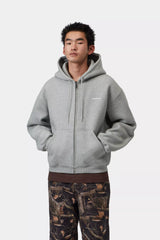HOOD ZIP CARHARTT WIP EBBERT GREY HEATHE