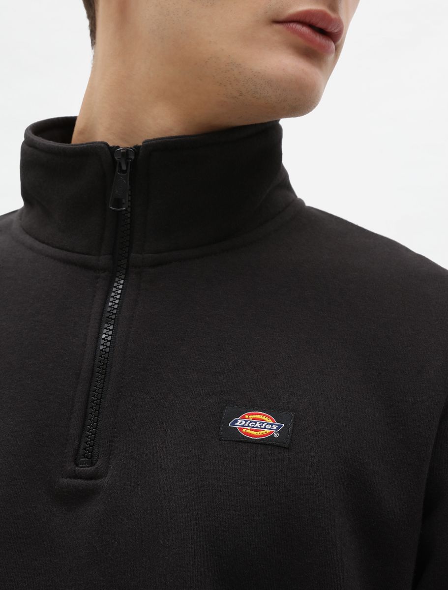QUARTER ZIP DICKIES OAKPORT BLACK